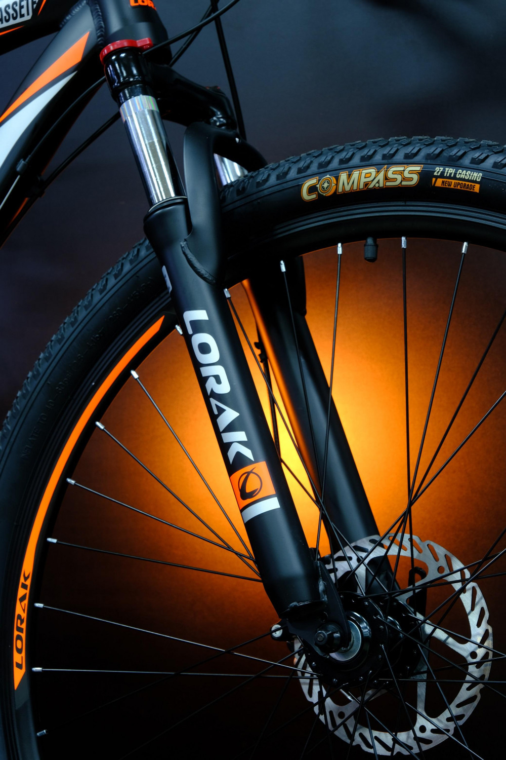 LORAK Safe 29 Cassete Матовый Чёрный/Оранжевый