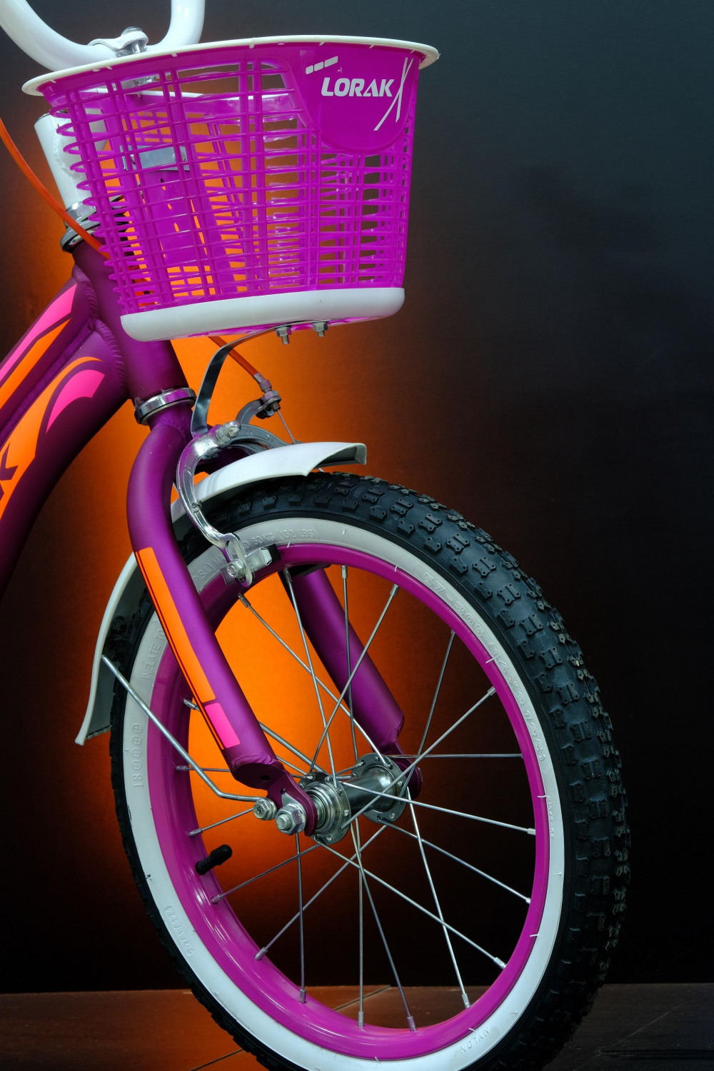 Lorak Junior 14 Girl Матовый Фиолетовый/Оранжевый