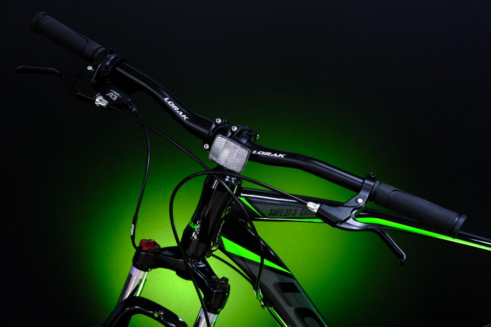 LORAK Safe 27,5 Cassete Чёрный/Зелёный 19р (на рост 171-182)