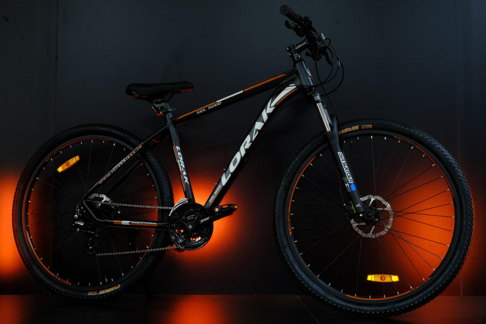 Lorak Sel 9200 Матовый Чёрный/Коричневый 18,5р (на рост 165-180)