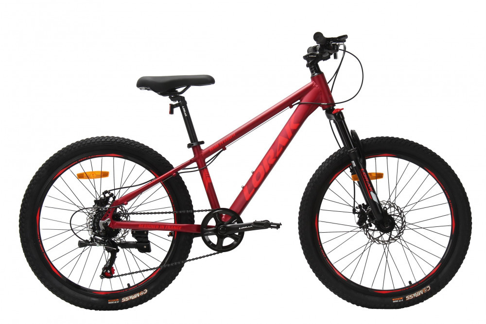 LORAK SHARK 24 Cassete Матовый Красный/Красный